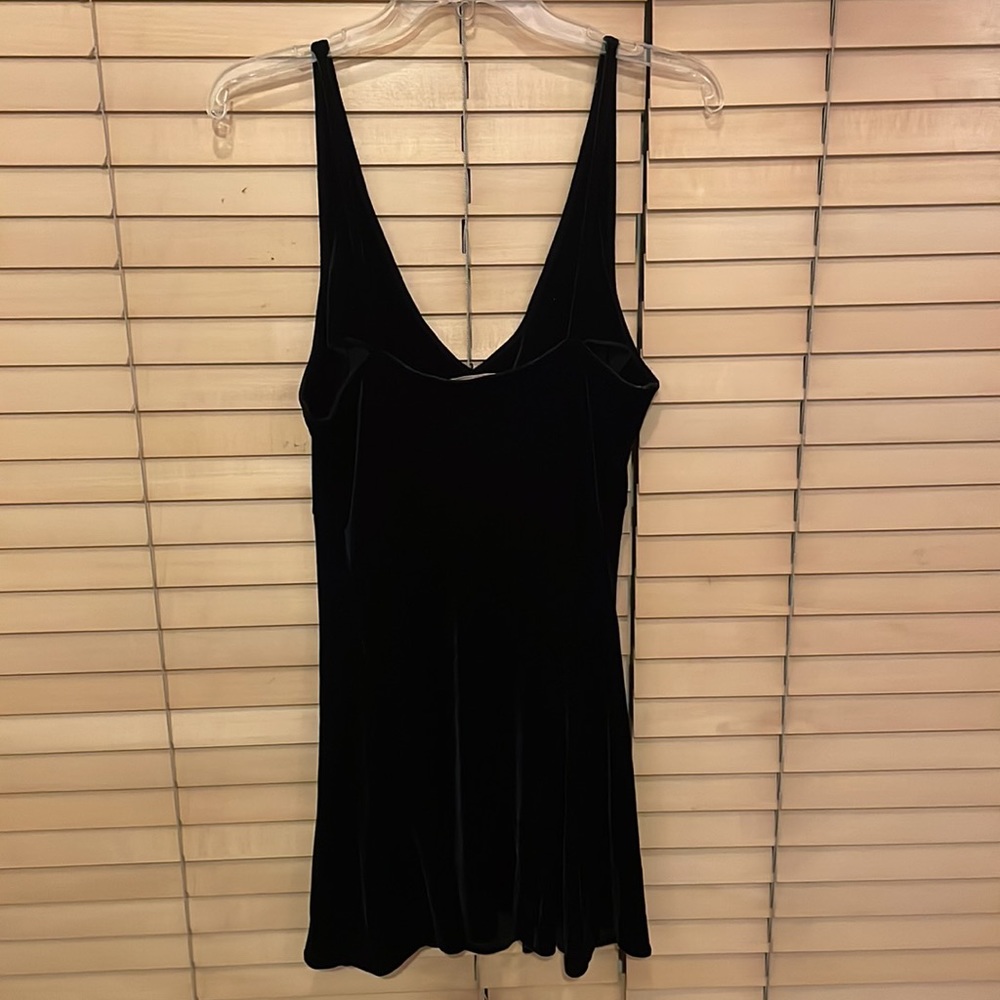 Velour Mini Dress